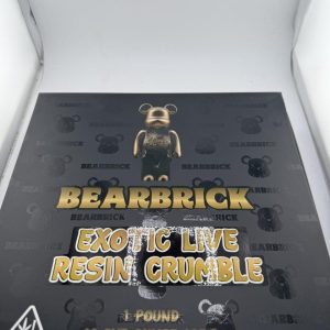 Bear brick extracts live resin crumble concentrate