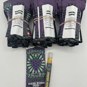 Grape God hash rosin Disposables