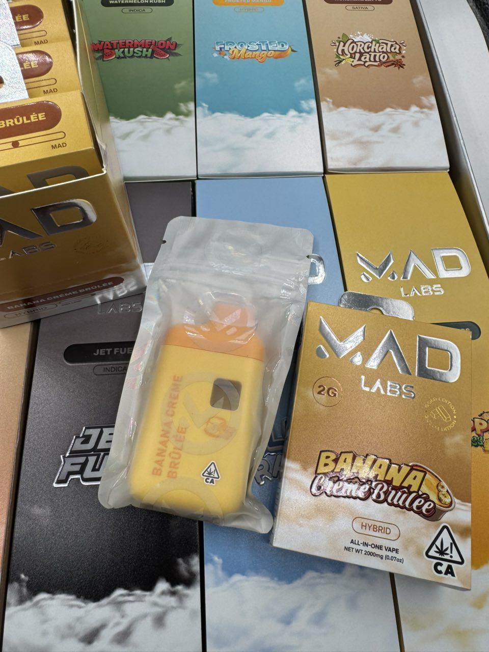 MAD LABS 2G ALL IN ONE VAPE DISPOSABLE