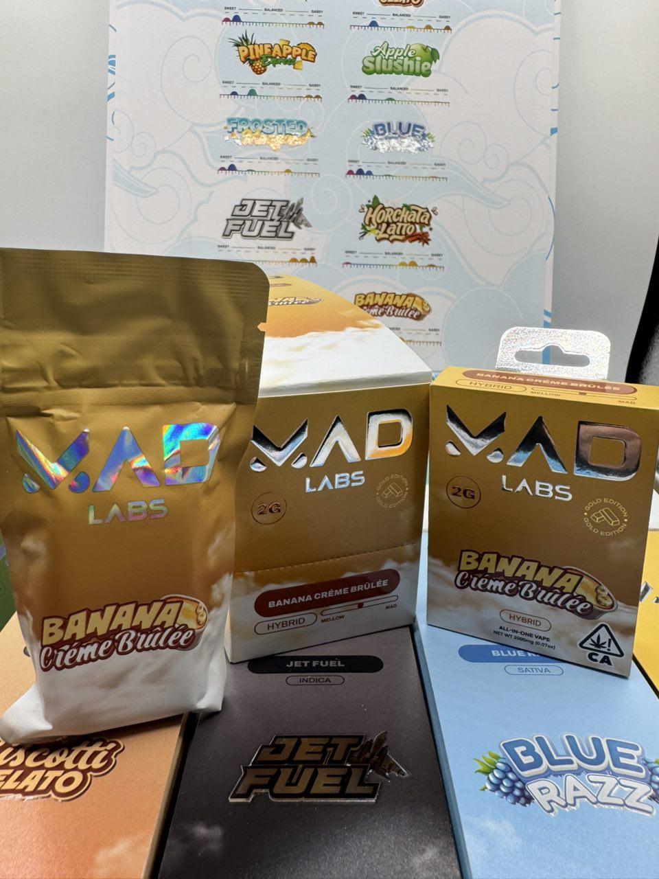 MAD LABS 2G ALL IN ONE VAPE DISPOSABLE