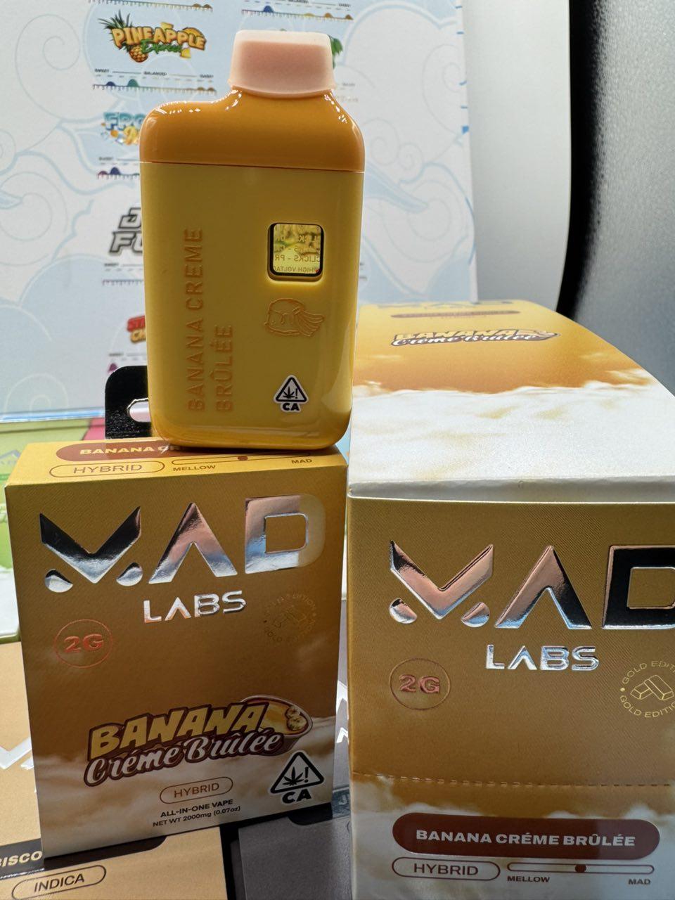 MAD LABS 2G ALL IN ONE VAPE DISPOSABLE