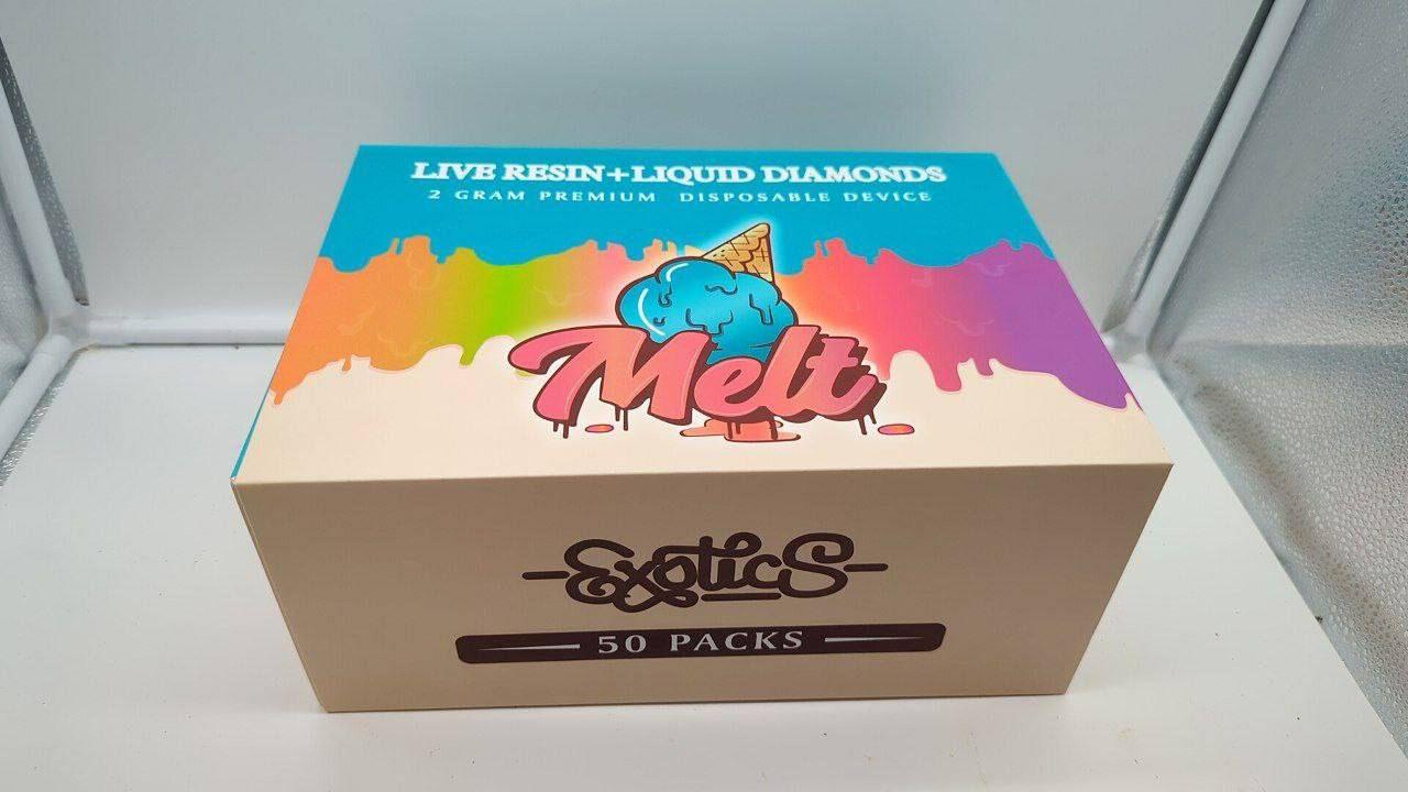 MELT EXOTICS LIVE RESIN DISPOSABLES