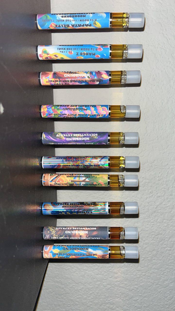 Moonbound live rosin disposables