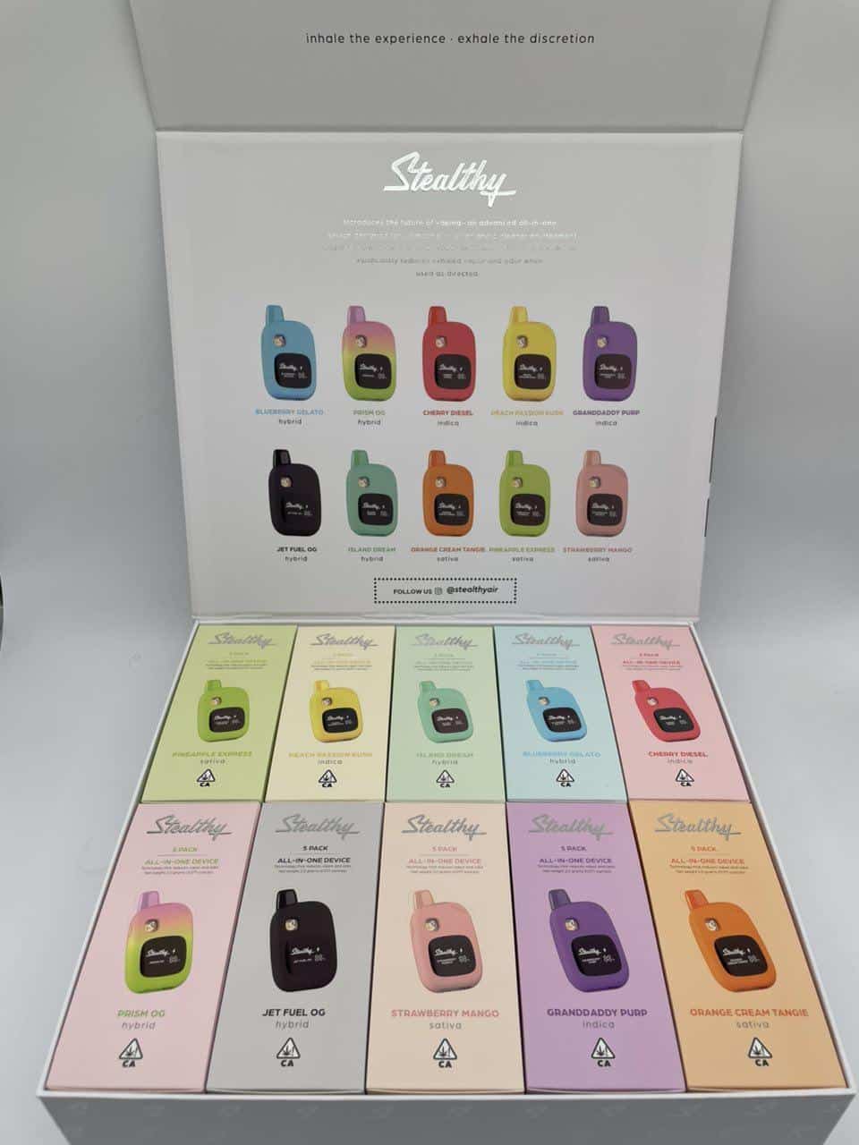 Stealthy 2g disposables