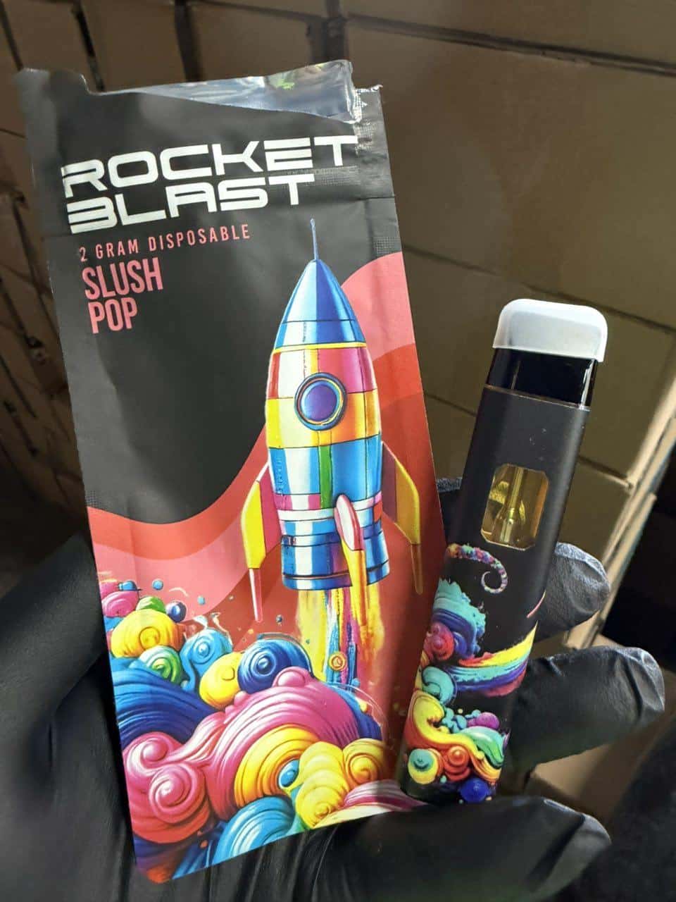Rocket blast disposable