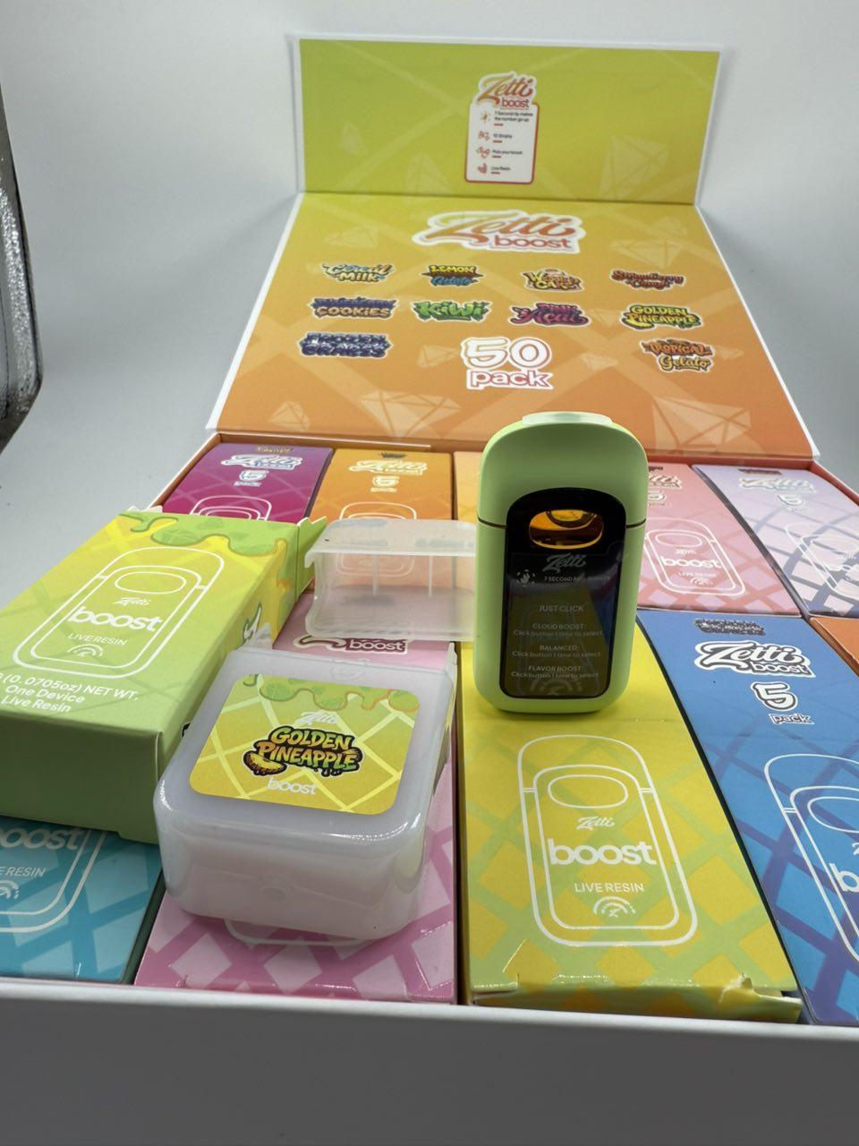 Zetti boost live resin extracts Disposables