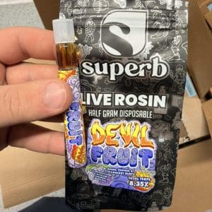 superb live rosin disposable